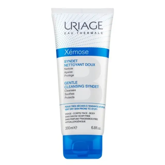 Uriage Xemose Gentle Cleansing Syndet Ήπια Τζελ-Κρέμα Καθαρισμού για Ξηρό Δέρμα με Τάση Ατοπίας 200ml