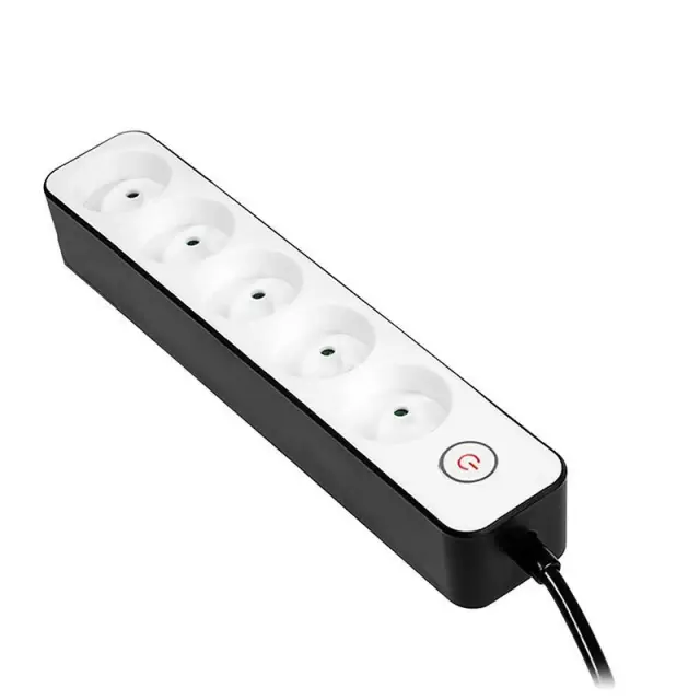 BORMANN BCR1012 - BORMANN BCR1012 Πολύμπριζο 5 Θέσεων Σούκο 3x1.5mm με Διακόπτη (066293)