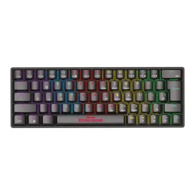 Zeroground Πληκτρολογιο Keyboard Mechanical RGB KB-3600G TORII v2.0 (Κοκκινοι Διακοπτες)