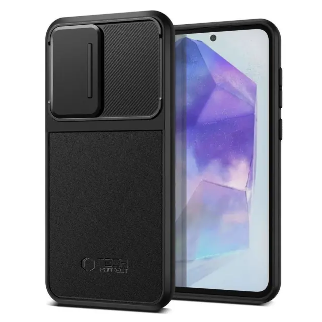Tech-Protect®Velar Cam+ Θήκη για Galaxy A55-Black