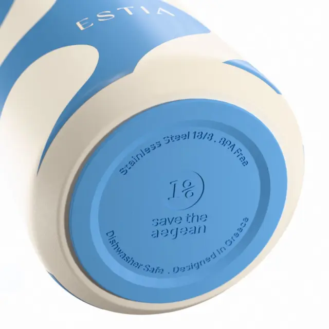 ESTIA ΘΕΡΜΟΣ FLOW SAVE THE AEGEAN 500ml OCEAN WAVES 3