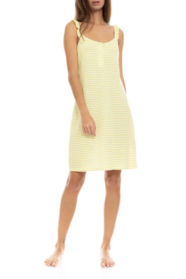 S1422 - Yellow - NIGHTGOWN RAINBOW - S