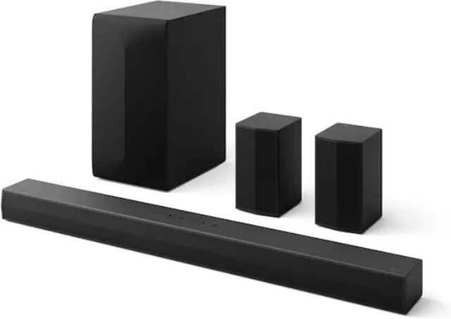 LG S60TR Soundbar 5.1 Bluetooth και HDMI 440W με Ασύρματο Subwoofer και Τηλεχειριστήριο Μαύρο 3