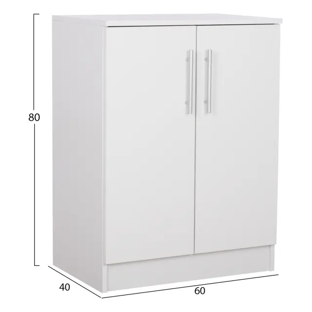 ΠΑΠΟΥΤΣΟΘΗΚΗ ΝΤΟΥΛΑΠΙ ΜΕΛΑΜΙΝΗΣ ΛΕΥΚΗ 60x40x80Υεκ.FB92206.05 2