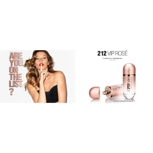 CAROLINA HERRERA 212 Vip Rose 80 ml Eau De Parfum 3