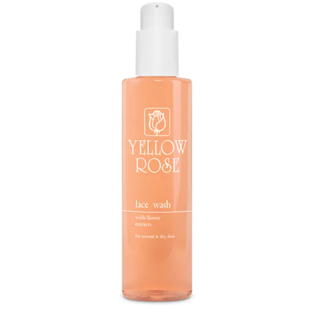 Yellow Rose Face Wash with Flower Extacts Gel Καθαρισμού Προσώπου 200ml
