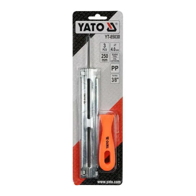 Yato YT-85030 Λίμα Για Αλυσοπρίονο Με Οδηγό 4mm (3τμχ) 2