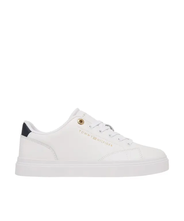 Tommy Hilfiger - Γυναικεία Sneakers Th Feminine Cupsole Leather FW0FW09105-0K6 Λευκό