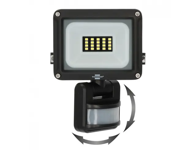 Προβολέας LED Brennenstuhl JARO 1060 P 1171250142 με ανιχνευτή κίνησης, ισχύ 10W, 1150 Lumen, IP65 και διαστάσεις 11.2x5.3x15.8cm - Black1171250142 2