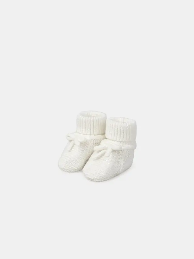 Βρεφικά Παπούτσια Αγκαλιάς Pure White ΛΕΥΚΟ