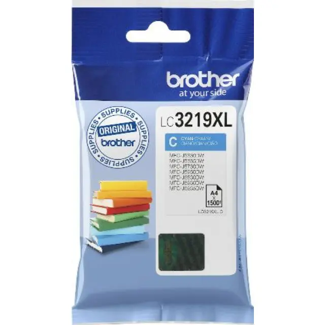 Brother Μελάνι Inkjet LC-3219XLC Cyan HC (LC-3219XLC) (BRO-LC-3219XLC)