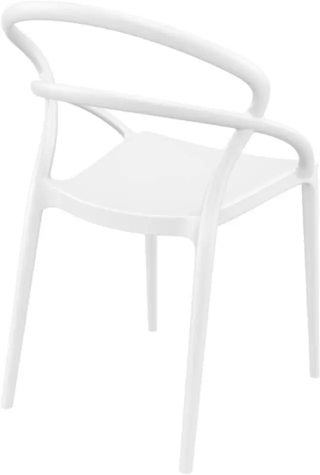 Καρέκλα Στοιβαζόμενη PIA Λευκό PP 54x56x82cm 2