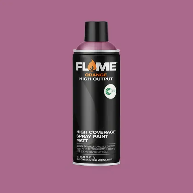 Flame Orange Spray Paint 400ml FO-407 Erica Violet Middle
