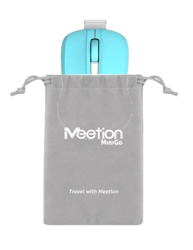 Meetion Silent Mini 2.4G Οπτικό Ασύρματο Ποντίκι (Κυανό) 17.001.0032 2