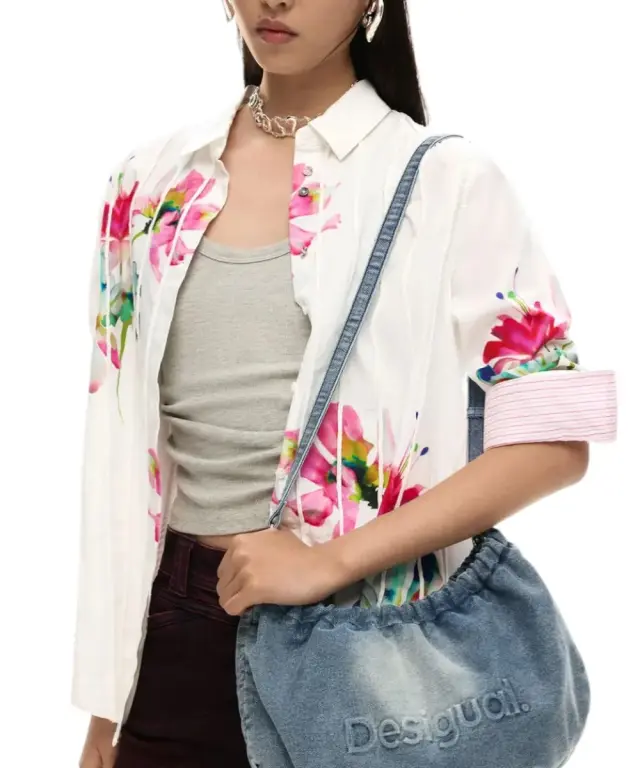 Desigual - Γυναικεία Τσάντα 'Ωμου Waverly 26SAXD05-5005 Μπλε 2