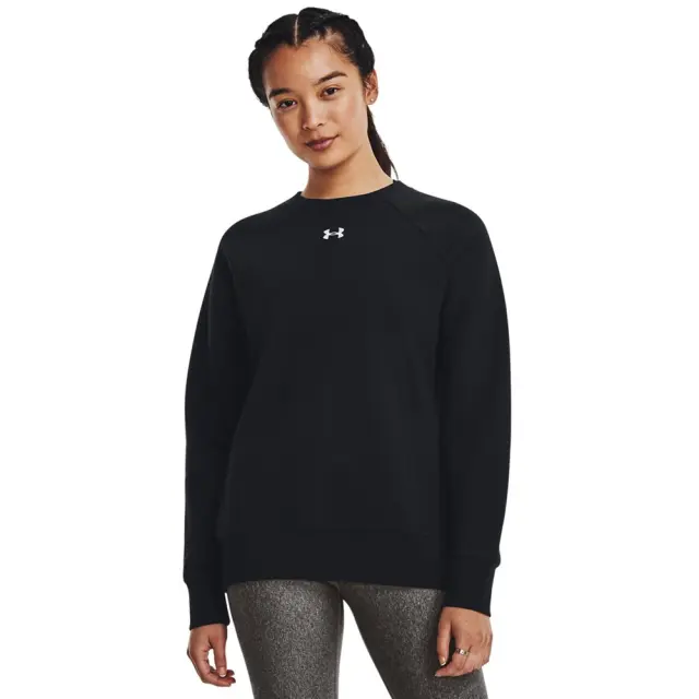 Under Armour Rival Fleece Crew (1379508-001) - Μαύρο - M