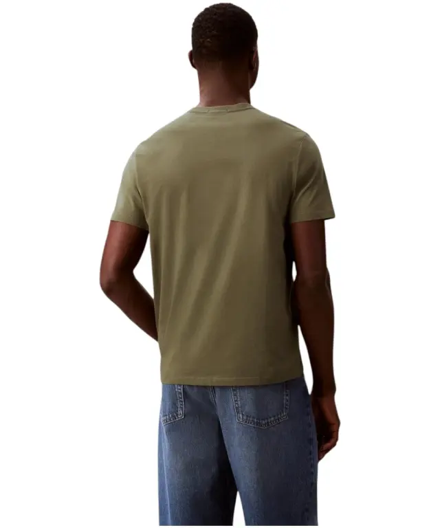 Calvin Klein - Ανδρικό T-shirt 30's Jersey Classic Classic Fit LV04RF278G-LDY Λαδί 3