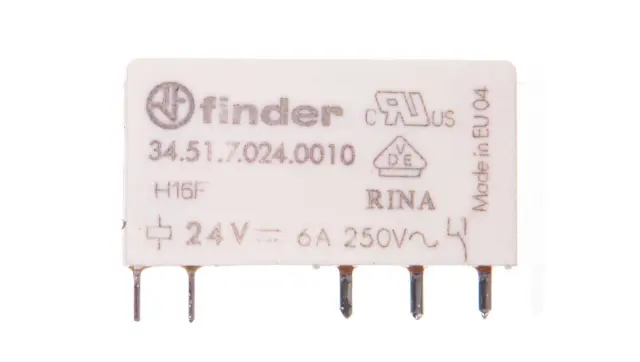 Ultra-Slim PCB relay EMR 1CO 6A/24VDC/Sensitive/AgNi (34.51.7.024.0010)