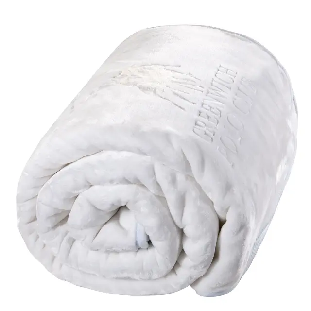 Κουβέρτα 220X240 Υπέρδιπλη 700gsm Essential Greenwich Polo Club 3470 White 100% Ακρυλικό 3
