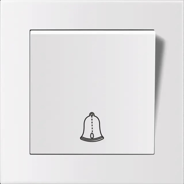 Entac Arnold Recessed doorbell switch White 15.005.0105