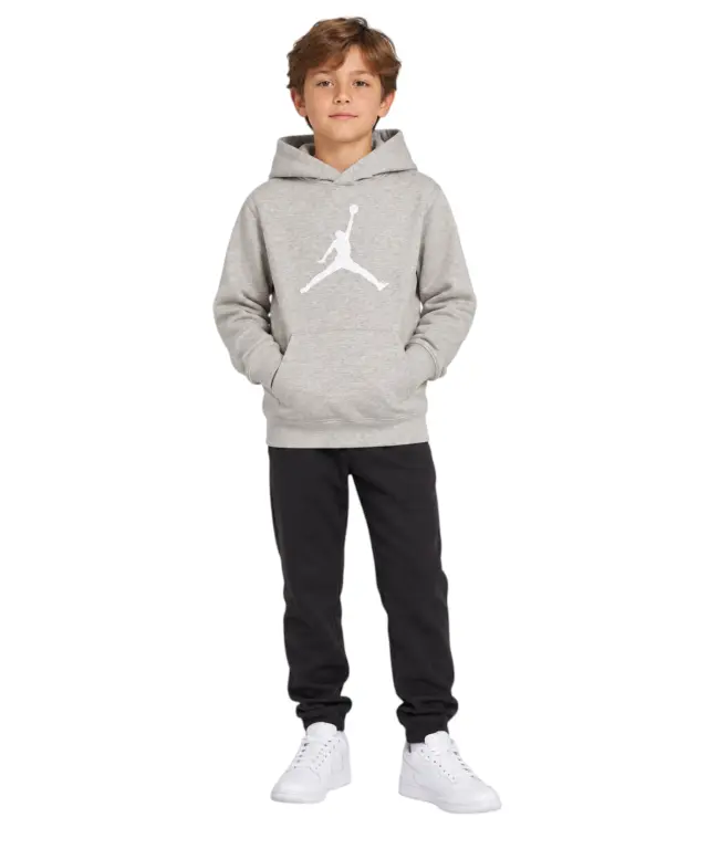 Jordan - Παιδική Μπλούζα Φούτερ Brooklyn 95G386-C87 Γκρι 2