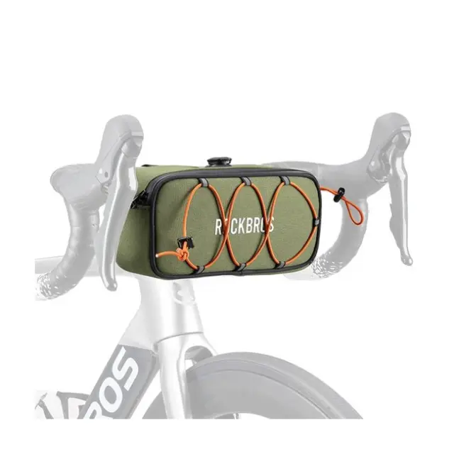 Rockbros TL001 Road to Sky 1.9L Waterproof Handlebar Bike Bag Green