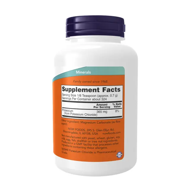 Now Foods Potassium Chloride Powder 2
