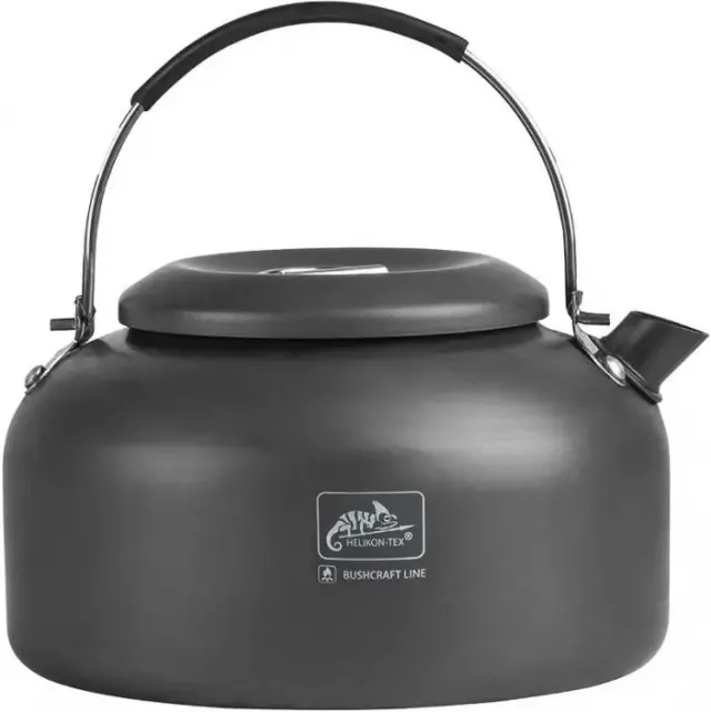 Helikon-Tex Camp Kettle Gray-Βραστήρας Bushcraft 1,4 Λίτρων Γκρι - 17-Cinder Grey-Σκούρο Γκρι