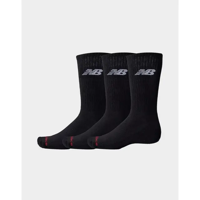 New Balance Everyday Crew (3Pair) (LAS51293-BK) - Μαύρο