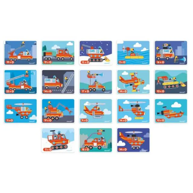 JaNod - MagNetiBook - Firefighter LKJ2583 - Toys 3