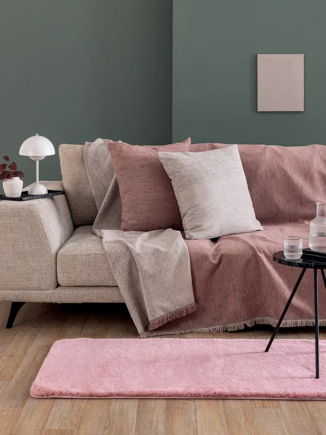 Palamaiki Ριχτάρι Τριθέσιου Καναπέ PARVA 170x300 PINK