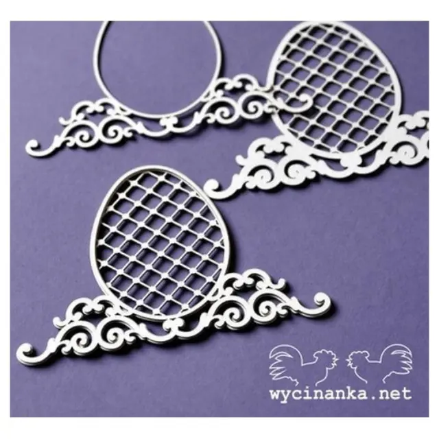 Διακοσμητικό Chipboard FABERGE - 7x11cm - 3τεμ