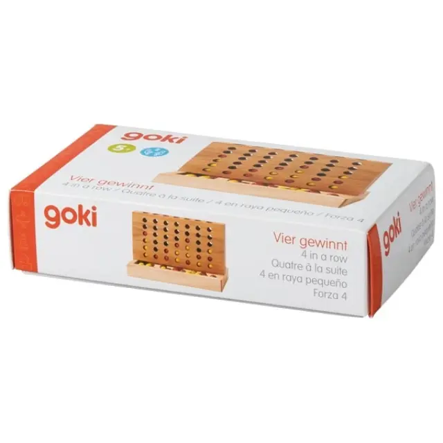 Goki Εκπαιδευτικό Παιχνίδι - Σκορ 4 ξύλινο για 5+ ετών HS035 2