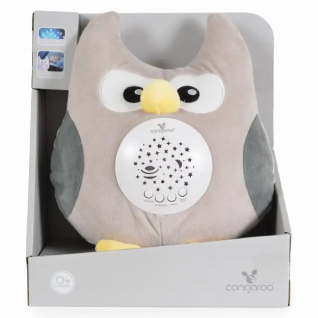 Cangaroo Προβολέας Με Μουσική Και Λευκούς Ήχους Owlie 3801005602568 3