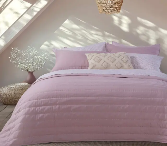 ΚΟΥΒΕΡΛΙ ΥΠΕΡΔΙΠΛΟ COLORFULL 230X240 NEF-NEF HOMEWARE LILAC