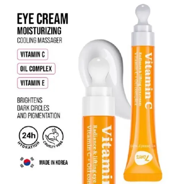 7DAYS My Beauty Week Vitamin C Radiance & Lifting Eye Cream Ενυδατική Κρέμα Ματιών με Vitamin C, 18ml 2