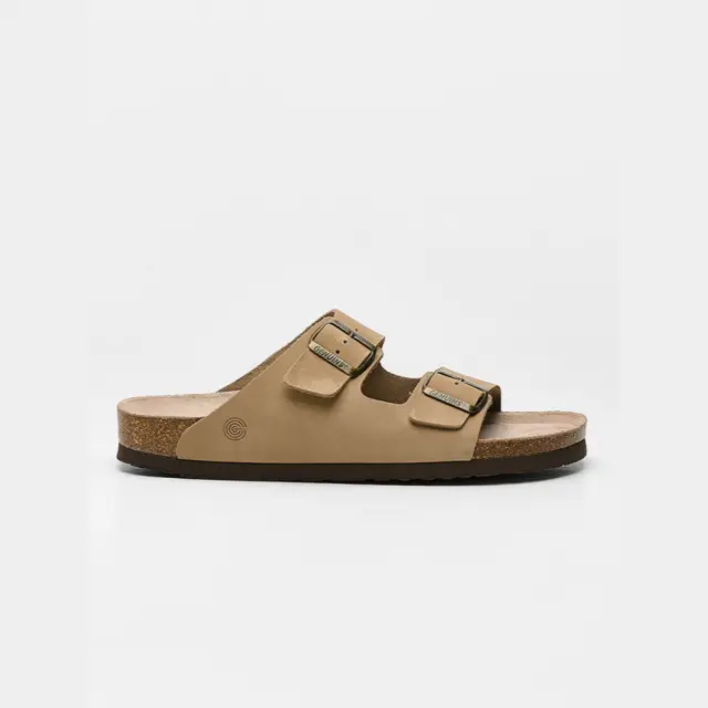 Genuins Πέδιλα Unisex δέρμα Nubuck Μπεζ GEN/HAWAII APURE G106561 N/TAUPE