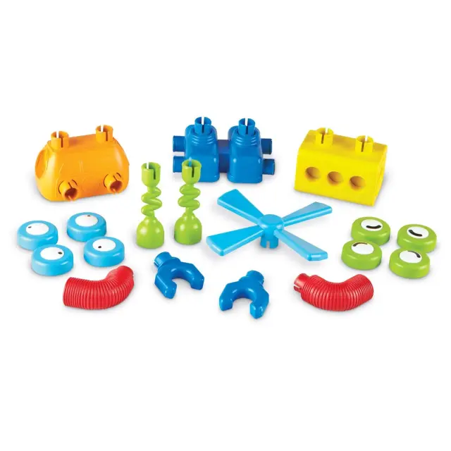 Learning Resources Εκπαιδευτικό Παιχνίδι 1-2-3 Build It!™ Robot Factory για 2+ ετών LER 2869 2