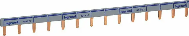 Supply busbar - prong-type - 1P+N universal - max 57 devices connected - 1 meter