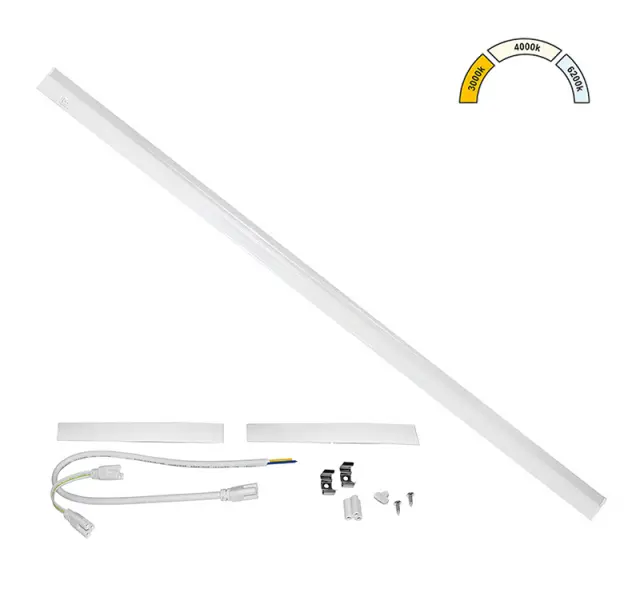 LED ΦΩΤΙΣΤΙΚΟ ΚΟΥΖΙΝΑΣ T5 90cm 15W CCT ΛΕΥΚΟ