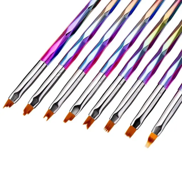 Σετ πινέλα νυχιών Nail Art 8τμχ - 8Pcs Nail Art Brush 039296 2