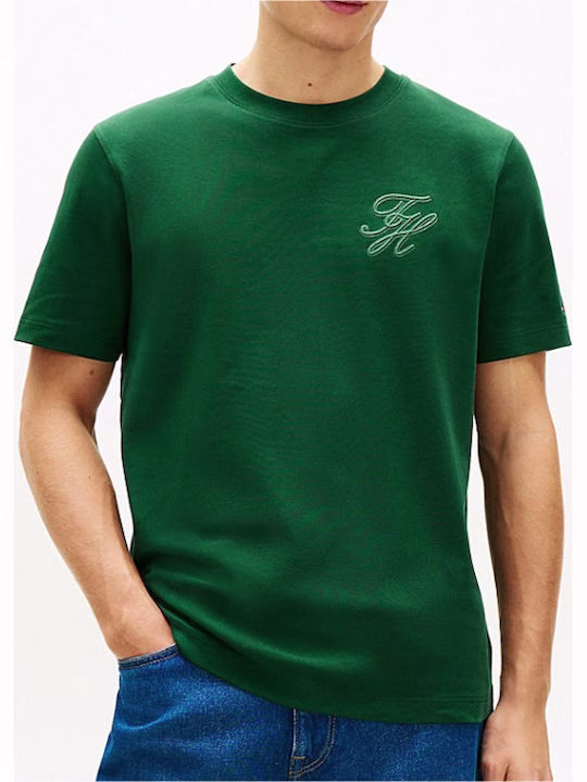 Tommy Hilfiger ΑνδρικόT-shirt Κυπαρισί Πράσινο