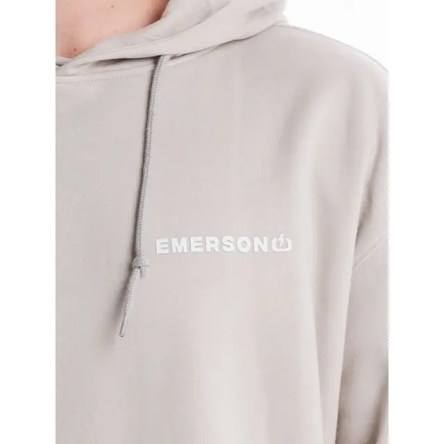 Emerson Oversized Pullover Hoodie (242.EM20.50-Grey) - Γκρί 3