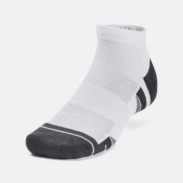 Under Armour Unisex Performance Tech 3 Pack Low Cut Socks Άσπρο 1379504-100 (Under Armour) - Large 2