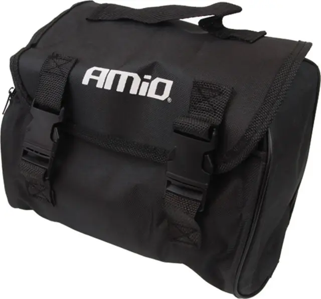 Amio ΚΟΜΠΡΕΣΕΡ ΑΕΡΑ ΕΛΑΣΤΙΚΩΝ ΜΕΤΑΛΛΙΚΟ ACOMP-05 12V 100psi 7bar 28l/min ΜΕ ΦΙΣ ΑΝΑΠΤΗΡΑ ΚΑΙΚΑΛΩΔΙΟ 300cm AMiO - 1 ΤΕΜ. 02179 2