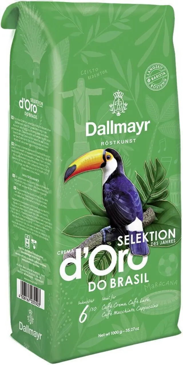 Dallmayr Καφές Espresso Crema Selection of the Year Do Brasil Σε Κόκκους 1kg