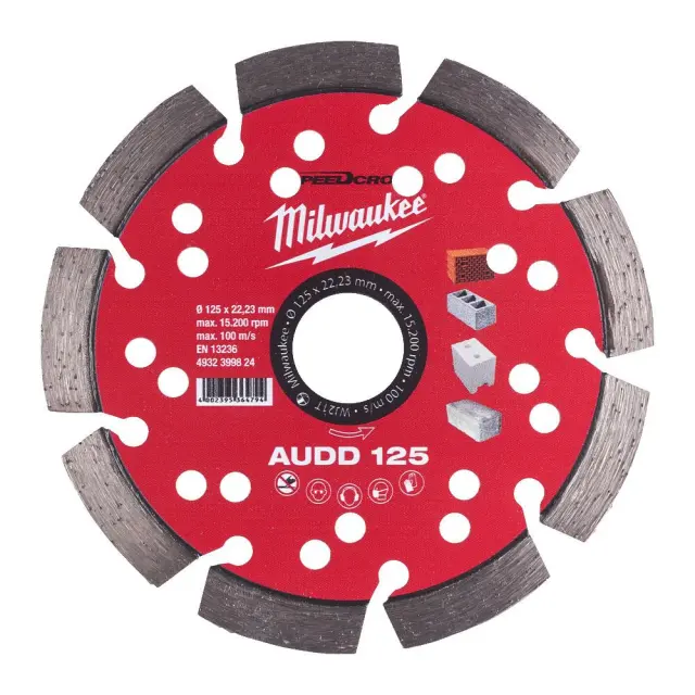 Milwaukee 4932399824 - Δίσκος Διαμαντέ AUDD 125mm
