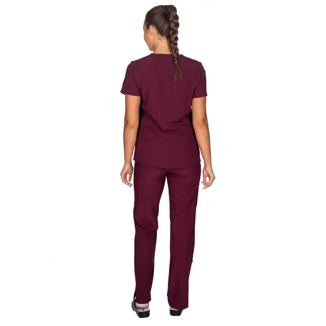 Ιατρική Στολή Stretch Γυναικεία – Μπορντώ XXS-XXL - Small 3
