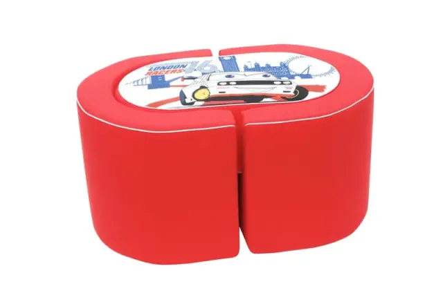 Delsit Παιδικό Σετ 2 Πολυθρόνες & Τραπέζι Αφρού London Racers 2