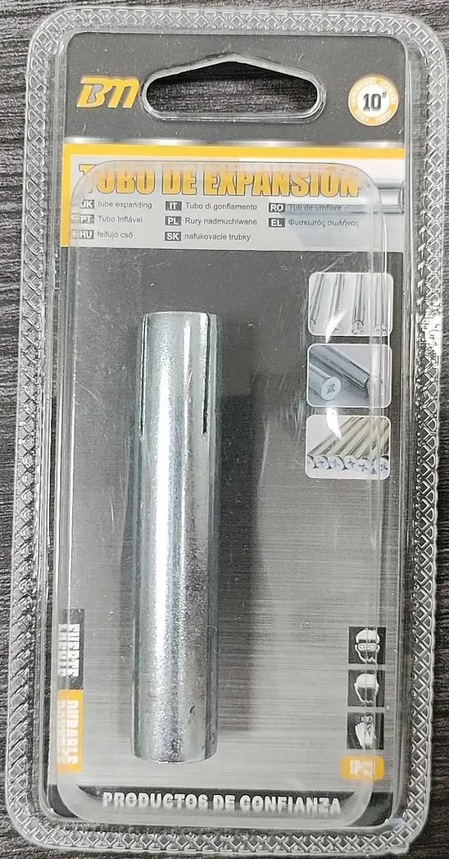 Μεταλλικό βύσμα επέκτασης τοίχου - 10mm - Σετ 12 τεμάχια - 202632 2